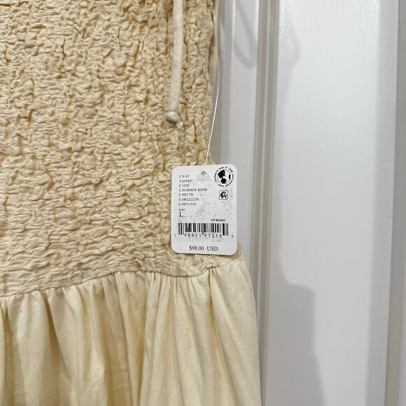 NWT Free People Sterling Maxi Dress in Summer Sand Size Large - Picture 5 of 7